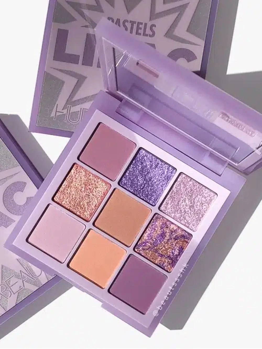 Huda Beauty Pastel Obsession 9 Pan Eyeshadow Palette #Lilac